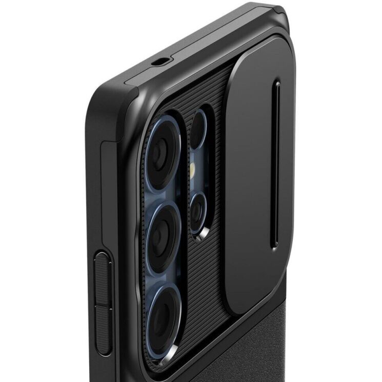 Защитный чехол Spigen (SGP) Optik Armor для Samsung Galaxy S25 Ultra (S938) ACS08969 - Black: фото 4 из 16