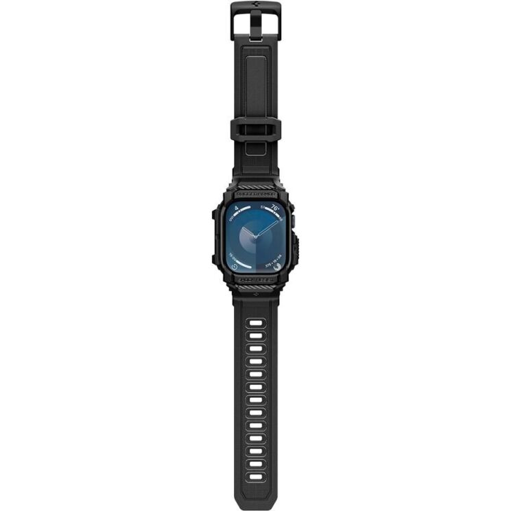 Захисний чохол Spigen (SGP) Rugged Armor Pro (FW) для Apple Watch 10 42 mm (ACS08591) - Matte Black: фото 10 з 16