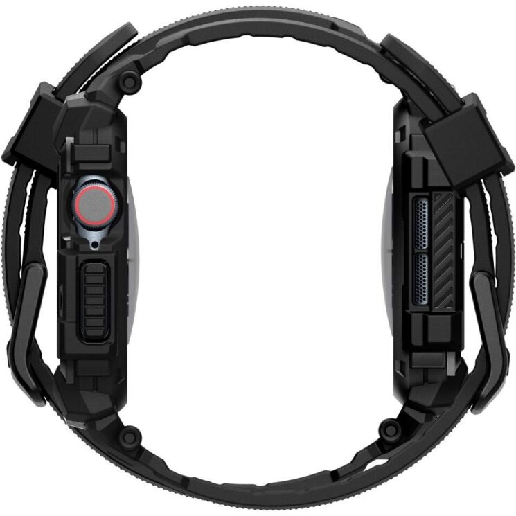 Захисний чохол Spigen (SGP) Rugged Armor Pro (FW) для Apple Watch 10 42 mm (ACS08591) - Matte Black: фото 6 з 16