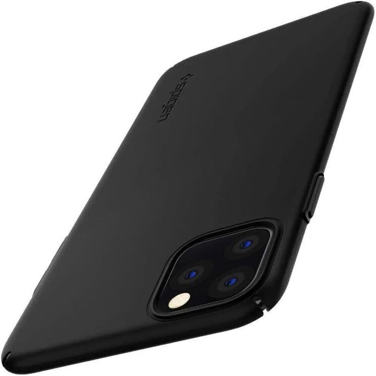 Защитный чехол Spigen (SGP) Thin Fit Air для Apple iPhone 11 Pro Max - Black: фото 2 из 8