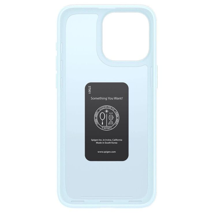 Защитный чехол Spigen (SGP) Thin Fit для Apple iPhone 15 Pro - Mute Blue: фото 4 из 12