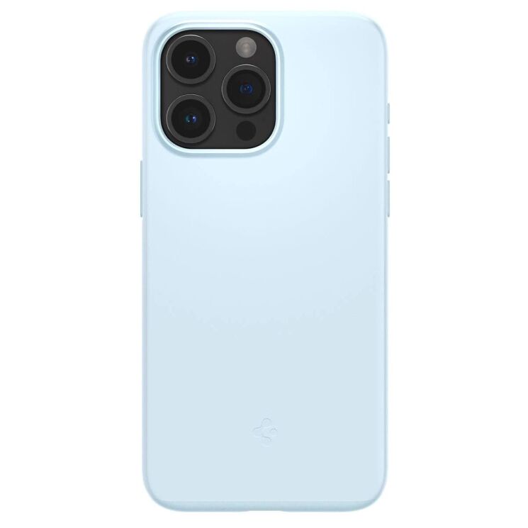 Защитный чехол Spigen (SGP) Thin Fit для Apple iPhone 15 Pro - Mute Blue: фото 2 из 12