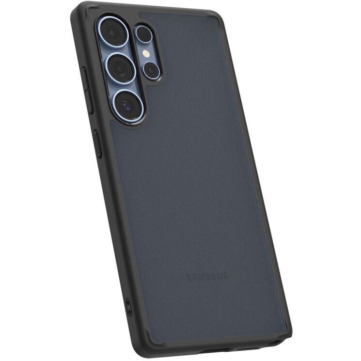 Защитный чехол Spigen (SGP) Ultra Hybrid для Samsung Galaxy S25 Ultra (S938) ACS08962 - Frost Black: фото 3 из 16