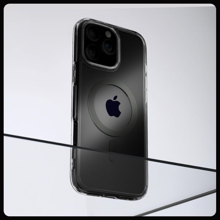 Захисний чохол Spigen (SGP) Ultra Hybrid (MagFit) для Apple iPhone 16 Pro Max - Graphite: фото 15 з 15