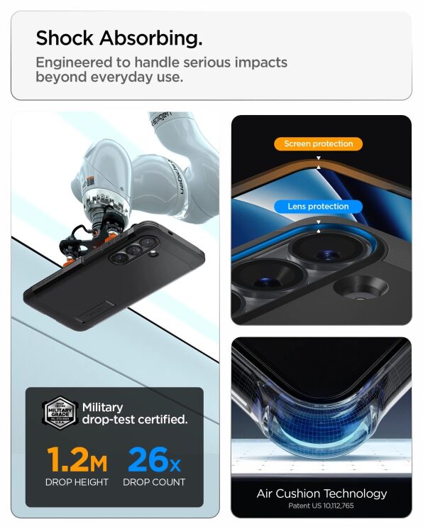 Защитный чехол Spigen Tough Armor (MagFit) для Samsung Galaxy S26 (S942) ACS10740 - Abyss Green: фото 11 из 13