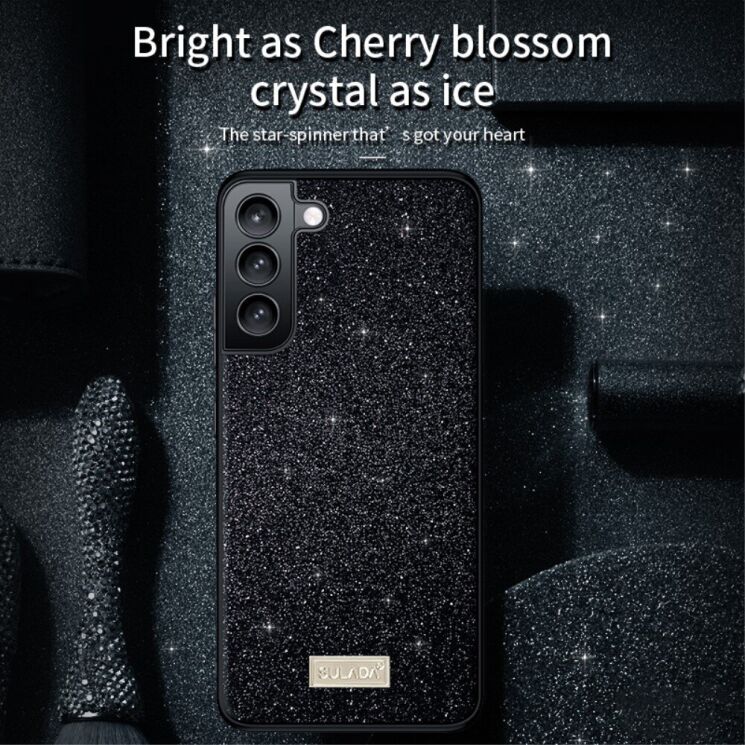 Захисний чохол SULADA Dazzling Glittery для Samsung Galaxy S25 (S931) - Black: фото 4 з 6