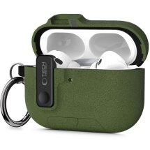 Защитный чехол Tech-Protect Slim Hook для AirPods Pro 3 - Olive Green: фото 1 из 10