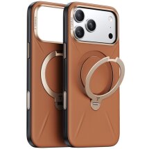 Захисний чохол TORRAS Ostand Q Pro для Apple iPhone 17 Pro - Brown: фото 1 з 8