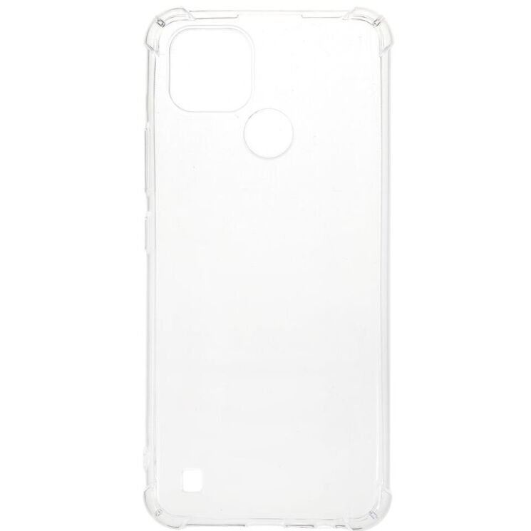 Чохол з посиленими кутами UniCase AirBag для Realme C21 - Transparent: фото 1 з 7