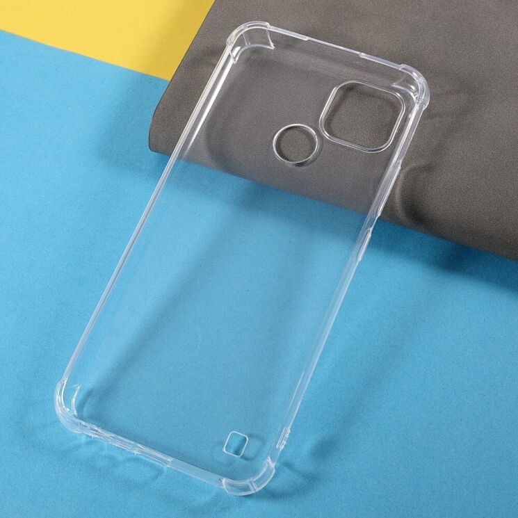 Чохол з посиленими кутами UniCase AirBag для Realme C21 - Transparent: фото 4 з 7