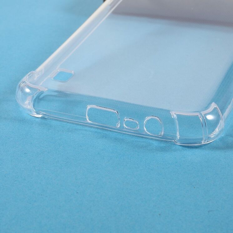 Чохол з посиленими кутами UniCase AirBag для Realme C21 - Transparent: фото 6 з 7