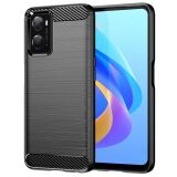 Защитный чехол UniCase Carbon для Realme 9i / Oppo A76 / Oppo A96 - Black: фото 1 из 9