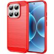 Силиконовый (TPU) чехол UniCase Carbon для Xiaomi 17 - Red (390627R)