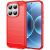 Силиконовый (TPU) чехол UniCase Carbon для Xiaomi 17 - Red: фото 1 из 8