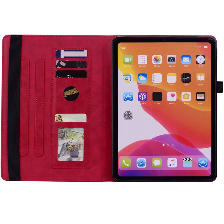 Защитный чехол UniCase Flower для Lenovo Tab K11 Gen 2 - Red: фото 2 из 5