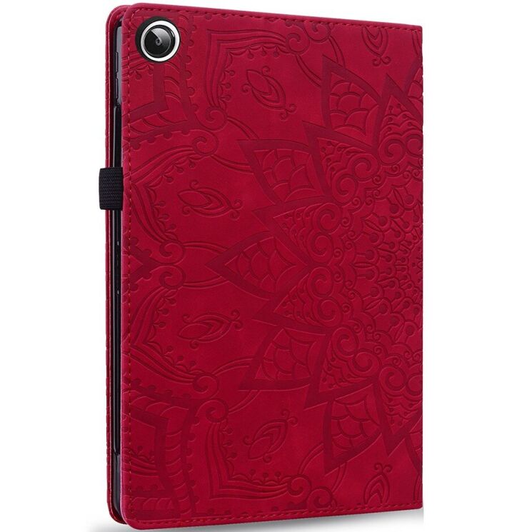Защитный чехол UniCase Flower для Lenovo Tab K11 Gen 2 - Red: фото 4 из 5