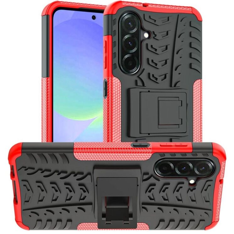 Защитный чехол UniCase Hybrid X для Samsung Galaxy A36 (A366) - Red: фото 1 из 16