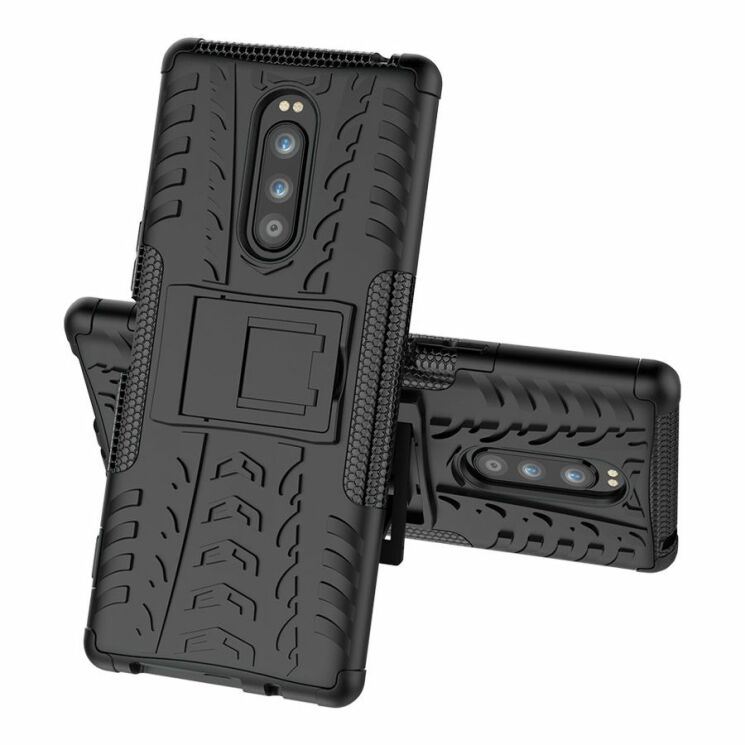 Защитный чехол UniCase Hybrid X для Sony Xperia 1 - Black: фото 2 из 10