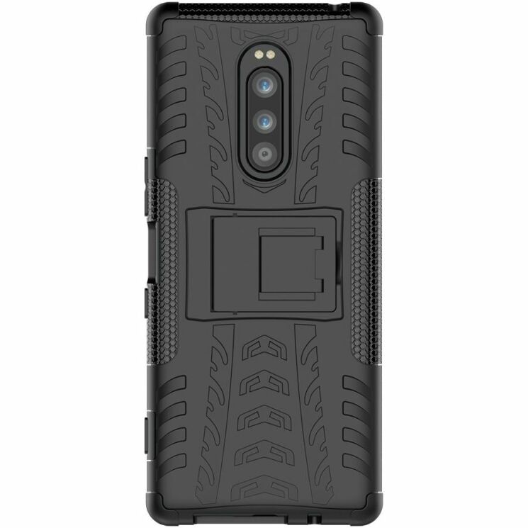Защитный чехол UniCase Hybrid X для Sony Xperia 1 - Black: фото 3 из 10
