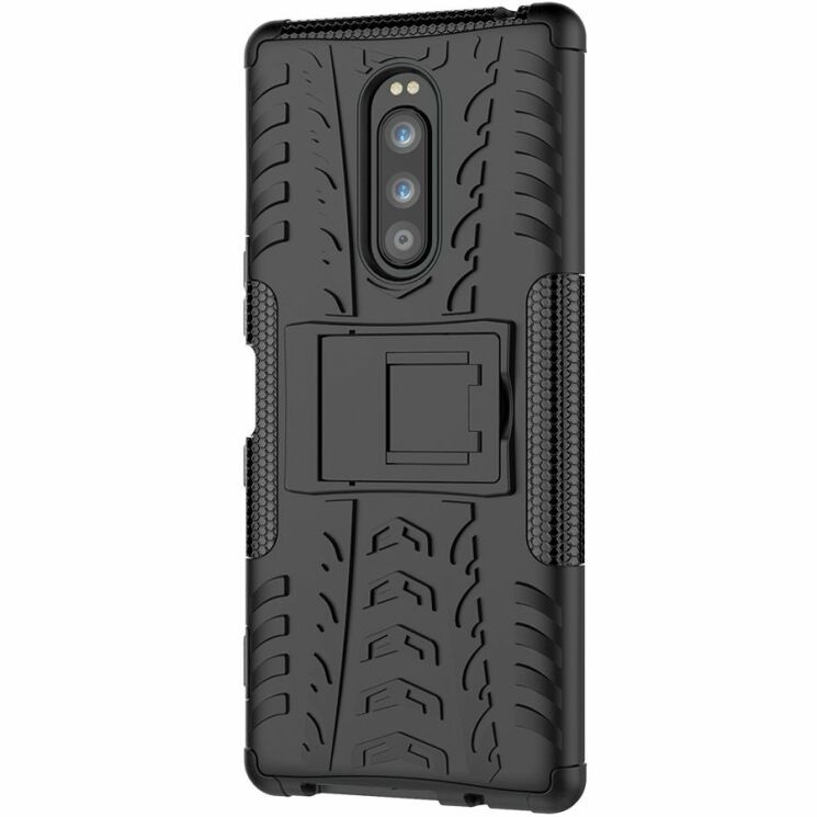 Защитный чехол UniCase Hybrid X для Sony Xperia 1 - Black: фото 5 из 10