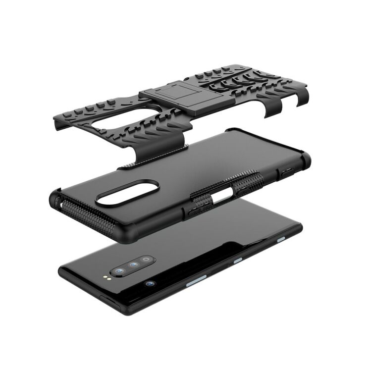 Защитный чехол UniCase Hybrid X для Sony Xperia 1 - Black: фото 6 из 10