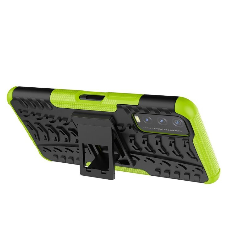 Противоударный чехол UniCase Hybrid X для VIVO Y20 (V2027) / Y12s - Green: фото 5 из 9