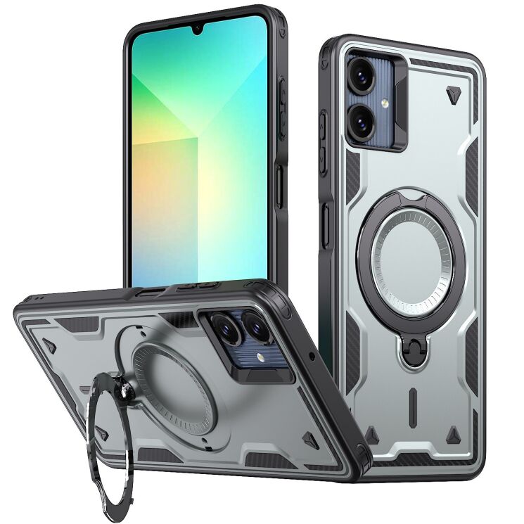 Защитный чехол UniCase Lander Armor для Samsung Galaxy A07 (A075) - Grey: фото 1 из 6