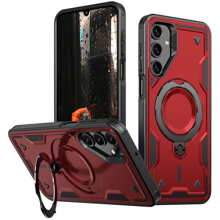 Защитный чехол UniCase Lander Armor для Samsung Galaxy A16 (A165) - Red: фото 1 из 6
