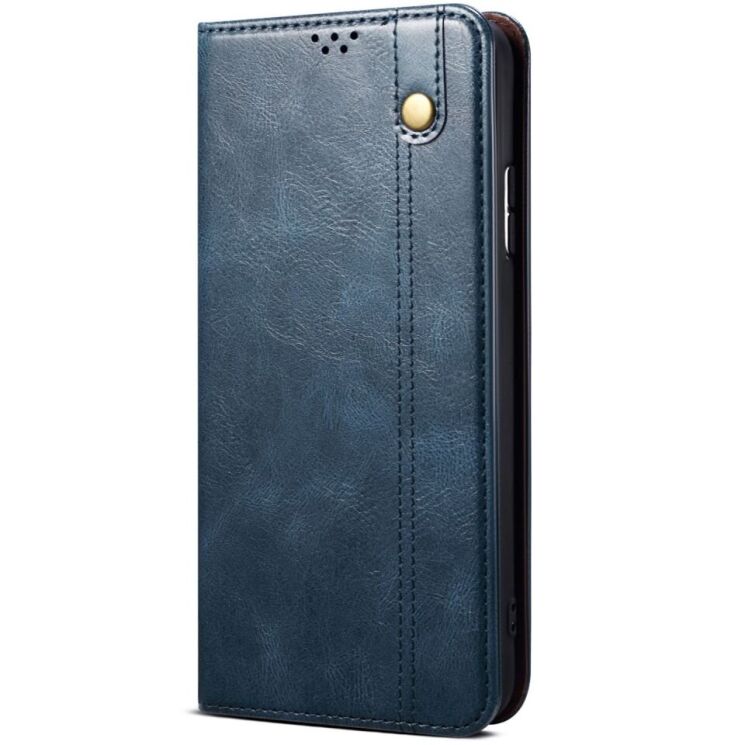 Защитный чехол UniCase Leather Wallet для Motorola Moto G24 / G04 / G04s / E14 - Blue: фото 7 из 9