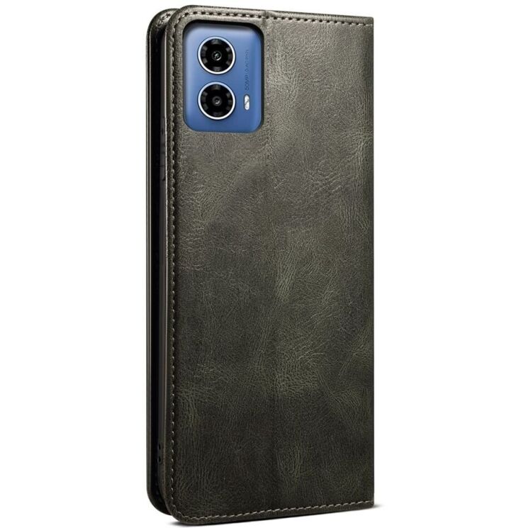 Защитный чехол UniCase Leather Wallet для Motorola Moto G35 - Green: фото 6 из 7