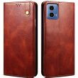 Защитный чехол UniCase Leather Wallet для Motorola Moto G85 - Brown (357005Z)