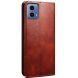 Защитный чехол UniCase Leather Wallet для Motorola Moto G85 - Brown (357005Z). Фото 6 из 6
