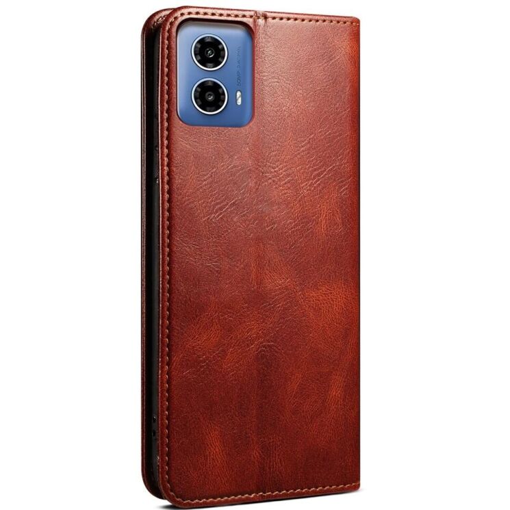 Защитный чехол UniCase Leather Wallet для Motorola Moto G85 - Brown: фото 6 из 6