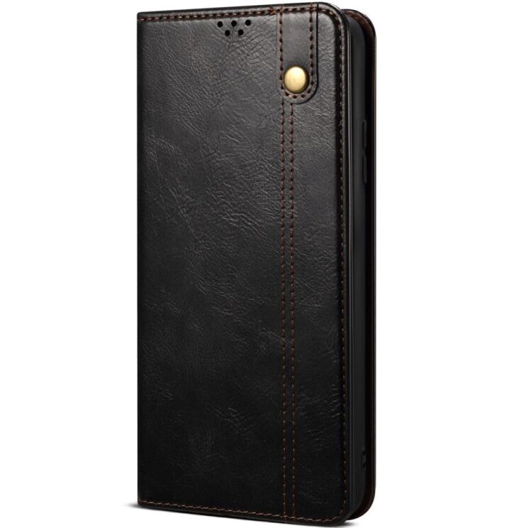 Защитный чехол UniCase Leather Wallet для Nothing Phone (3a) - Black: фото 5 из 6