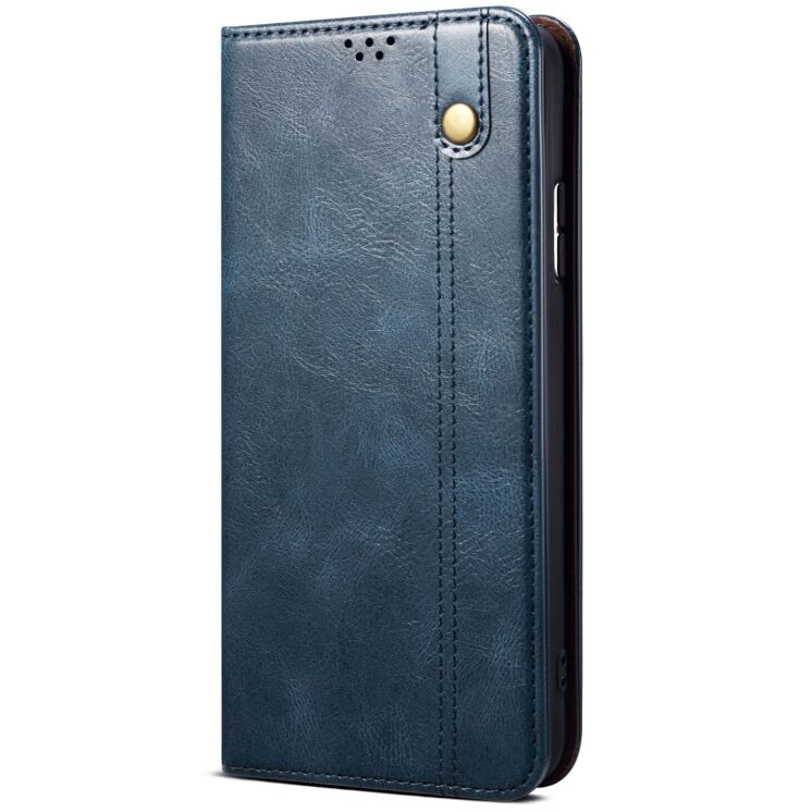 Защитный чехол UniCase Leather Wallet для OPPO A5x - Blue: фото 5 из 7