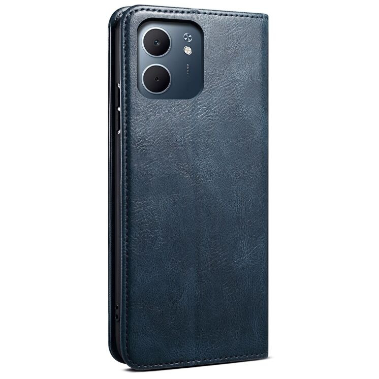Защитный чехол UniCase Leather Wallet для OPPO A5x - Blue: фото 6 из 7