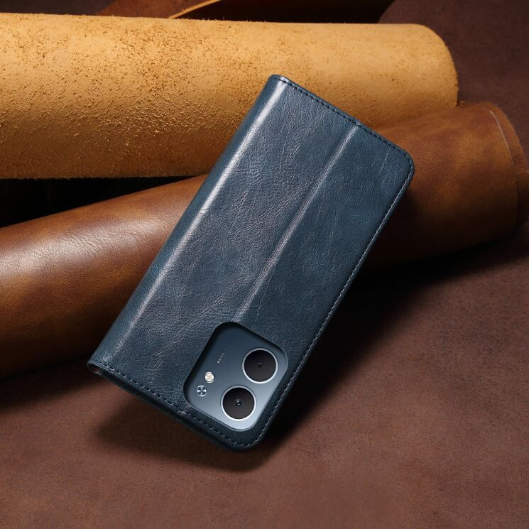 Защитный чехол UniCase Leather Wallet для OPPO A5x - Blue: фото 7 из 7