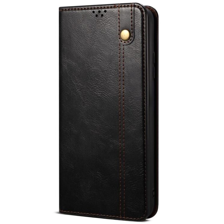 Защитный чехол UniCase Leather Wallet для Realme GT Neo 6 SE / GT 6T / GT 6 - Black: фото 4 из 6