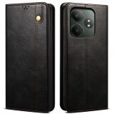 Захисний чохол UniCase Leather Wallet для Realme GT Neo 6 SE / GT 6T / GT 6 - Black: фото 1 з 6