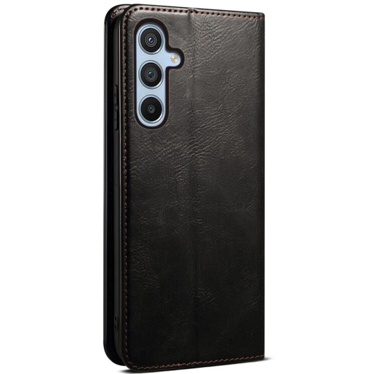 Защитный чехол UniCase Leather Wallet для Samsung Galaxy A26 (A266) - Black: фото 6 из 7
