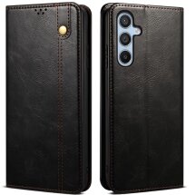 Защитный чехол UniCase Leather Wallet для Samsung Galaxy A26 (A266) - Black: фото 1 из 7