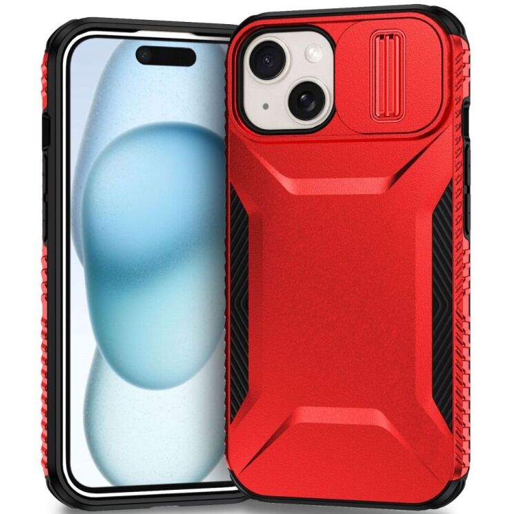 Защитный чехол UniCase Shuttle Guard для Apple iPhone 15 - Red: фото 1 из 7
