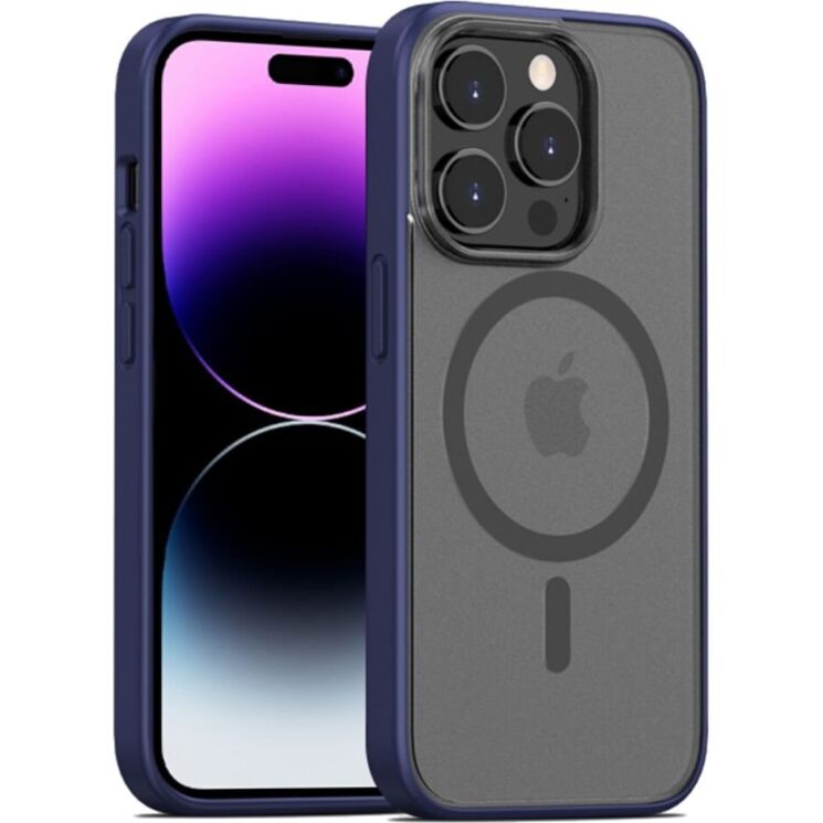 Защитный чехол UniCase Spectre Series для Apple iPhone 15 Pro - Navy Blue: фото 1 из 8