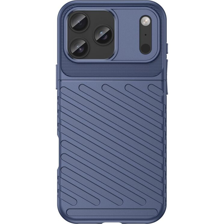 Захисний чохол UniCase Twill Soft для iPhone 18 Pro Max / 17 Pro Max - Blue: фото 2 з 12