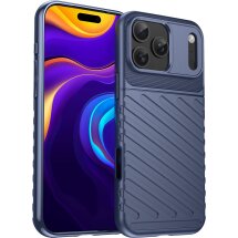 Захисний чохол UniCase Twill Soft для iPhone 18 Pro Max / 17 Pro Max - Blue: фото 1 з 12
