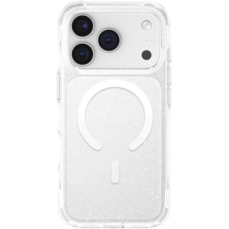 Защитный чехол UNIQ LifePro Xtreme Tinsel with MagClick для iPhone 17 Pro (IP6.3P(2025)-LPRXMTLUC) - Transparent: фото 2 из 8