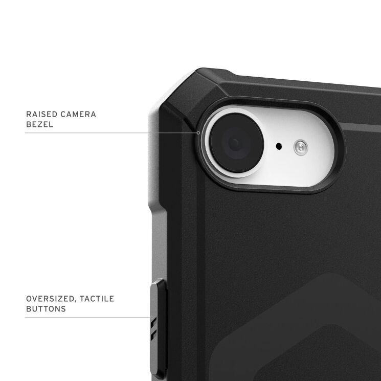 Защитный чехол URBAN ARMOR GEAR (UAG) Essential Armor MagSafe для Apple iPhone 16e (114496114C4C) - Rose: фото 7 из 10