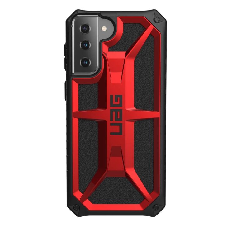 Захисний чохол URBAN ARMOR GEAR (UAG) Monarch для Samsung Galaxy S21 Plus (G996) - Crimson: фото 1 з 5
