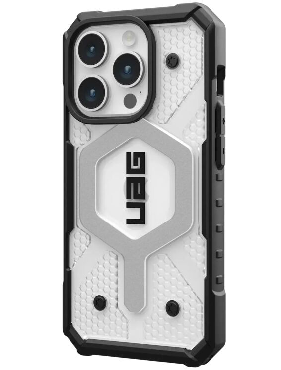 Защитный чехол URBAN ARMOR GEAR (UAG) Pathfinder MagSafe для Apple iPhone 15 Pro (114281114344) - Ice / Black: фото 2 из 10