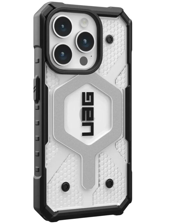 Защитный чехол URBAN ARMOR GEAR (UAG) Pathfinder MagSafe для Apple iPhone 15 Pro (114281114344) - Ice / Black: фото 3 из 10